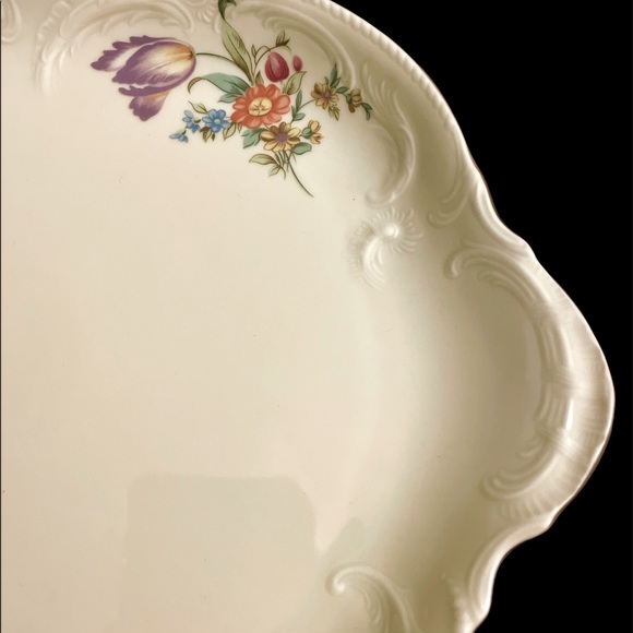 ROSENTHAL GERMANY SANSSOUCI 13 1/4” RECTANGULAR SERVING PLATTER (Ivory) - Picture 6 of 11
